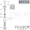 Bristan 1901 Basin Taps Spares